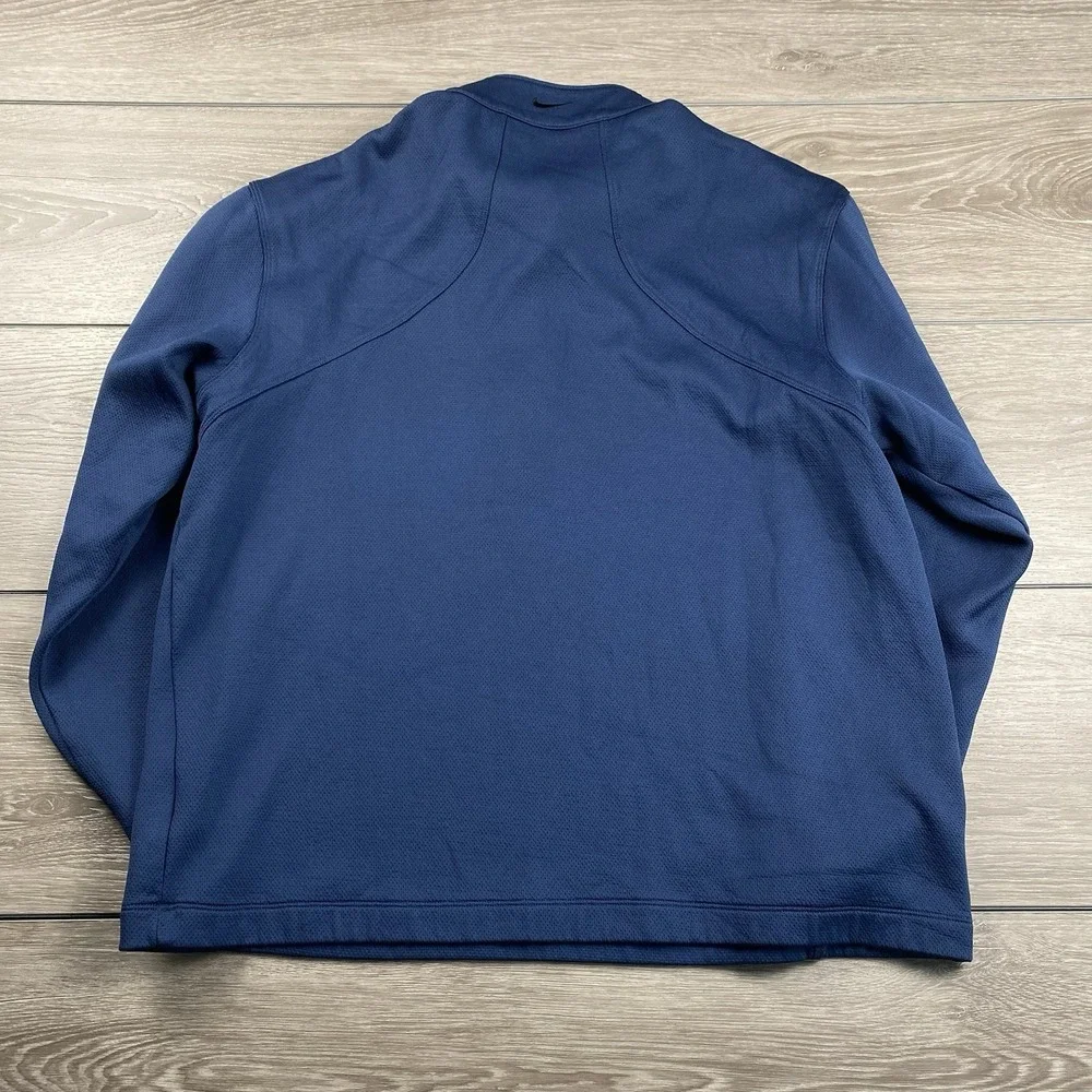 Nike‎ Golf Mens 1/4 Zip Pullover Navy Large Read